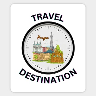 Travel to Prague Sticker